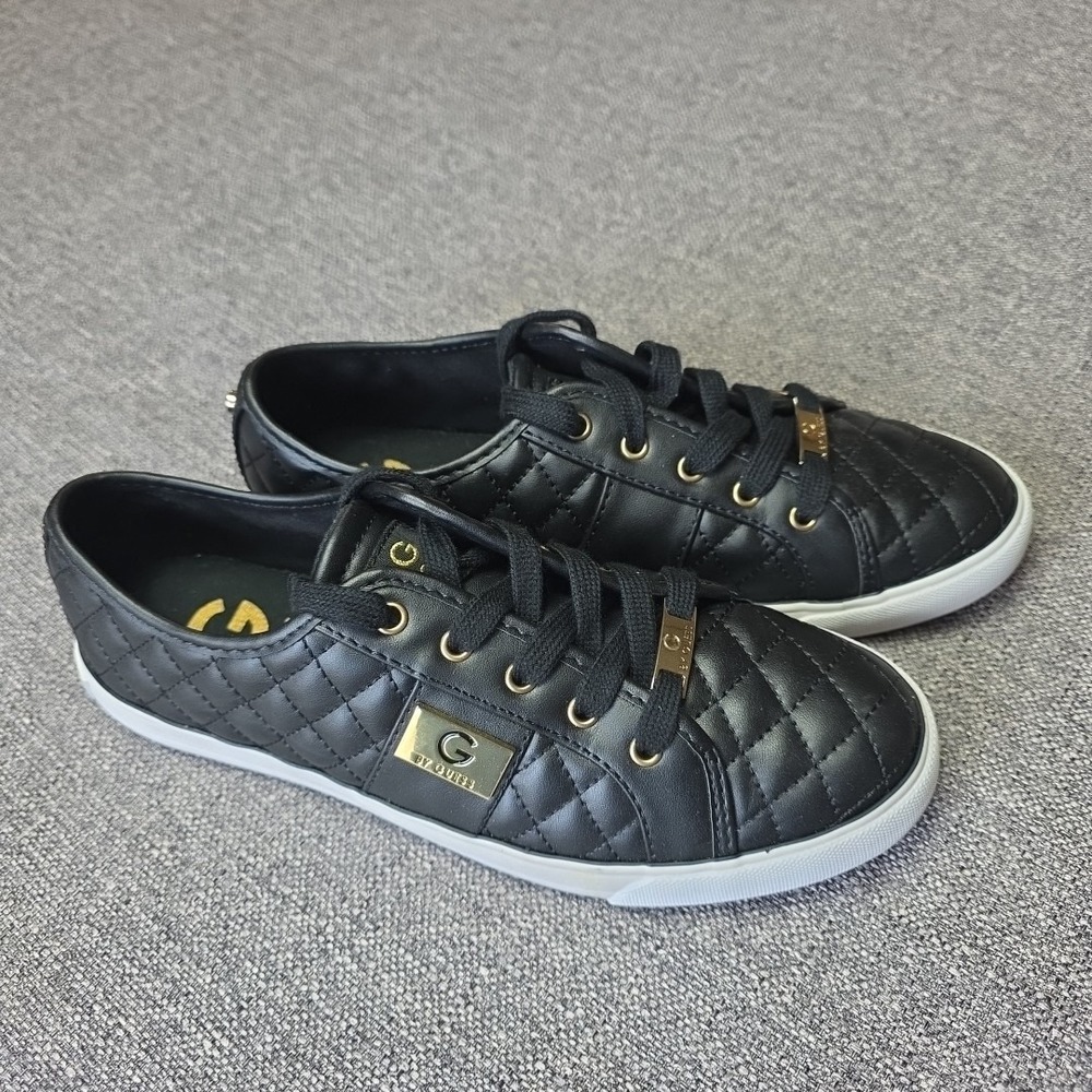 G by Guess Black Quilted Women's Shoes Size 9M GGbacker2. Good Condition